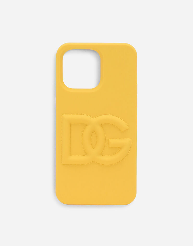 Dolce & Gabbana Rubber iPhone 14 Pro Max cover イエロー BP3266AG816