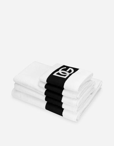 Dolce & Gabbana Set 5 Terry Cotton Towels Multicolor TCFS01TCAIO