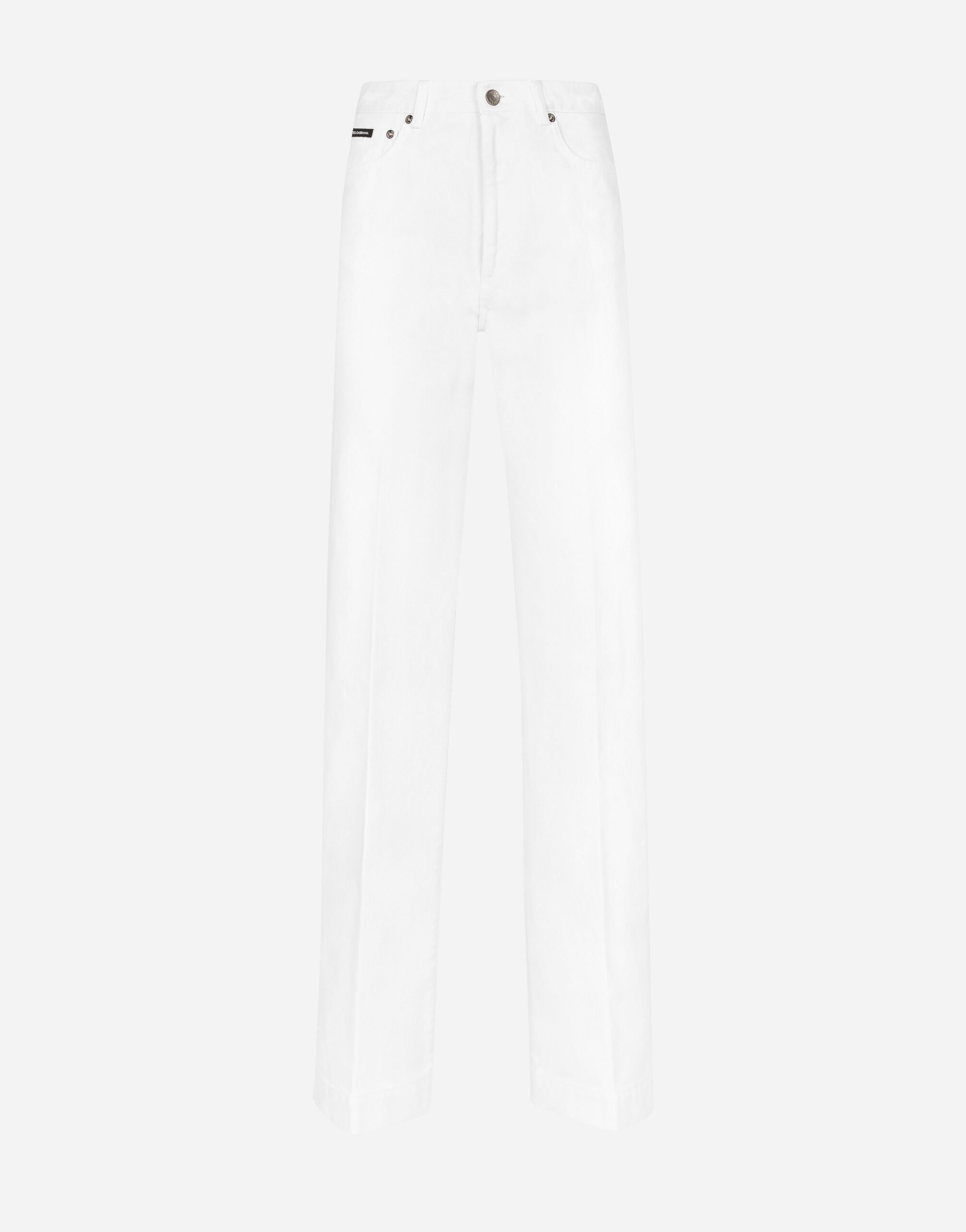 Dolce & Gabbana Flared denim jeans White F0E1XTFJTBV