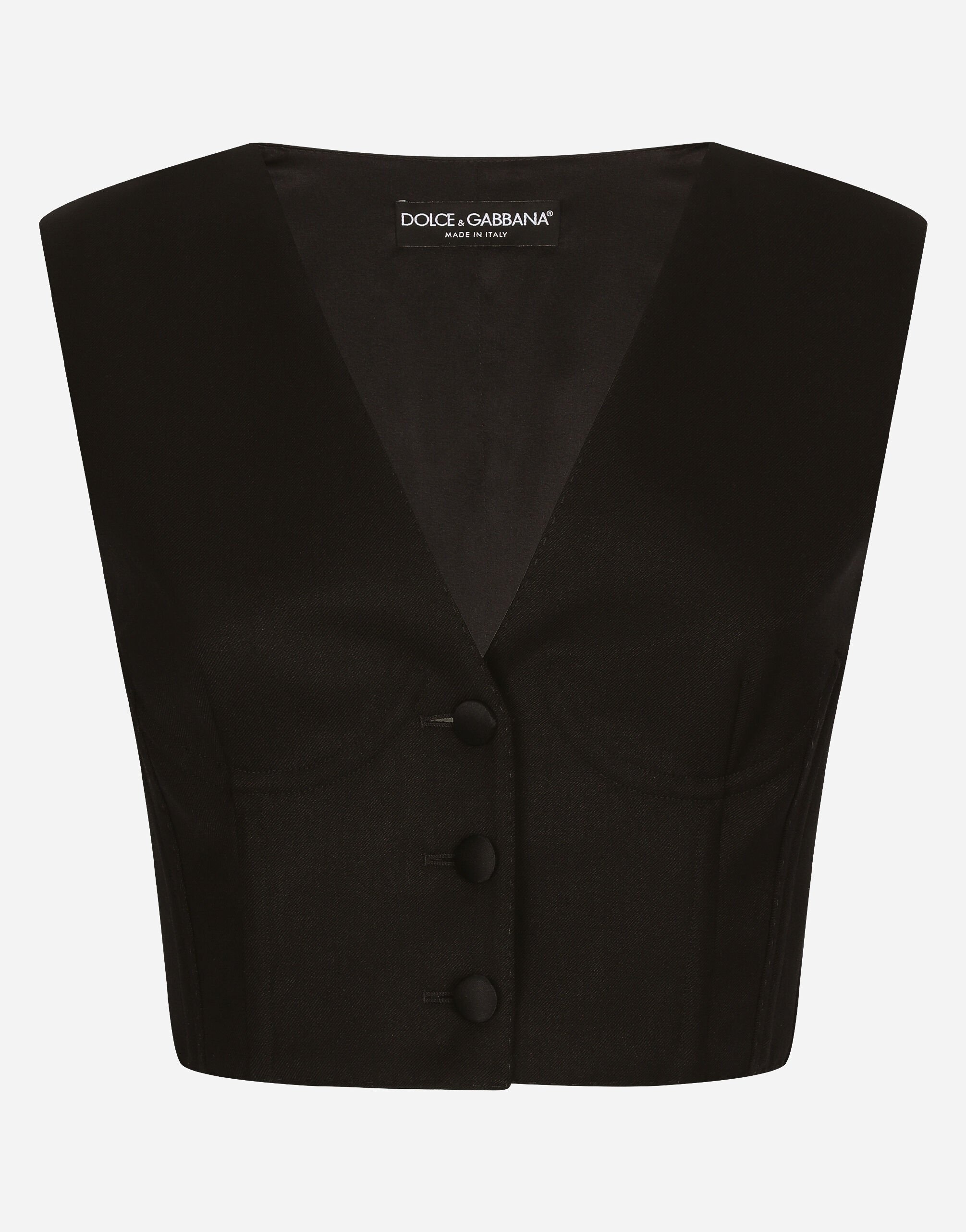 GILET in Black for | Dolce&Gabbana® US