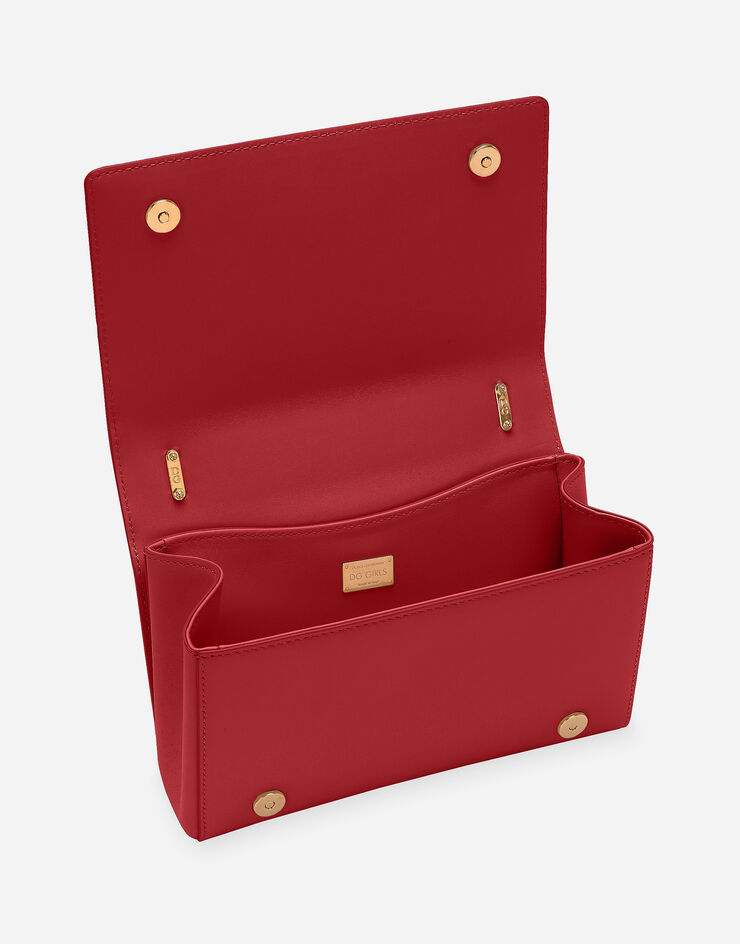 Foiled nappa leather DG Girlie handbag in Gold for for Girls
