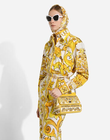 Dolce & Gabbana SICILY ミディアム ハンドバッグ Yellow BB6003AW050