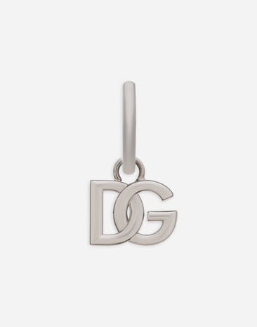 Dolce & Gabbana Pendiente con logotipo DG Marfil VG3294VP3B1