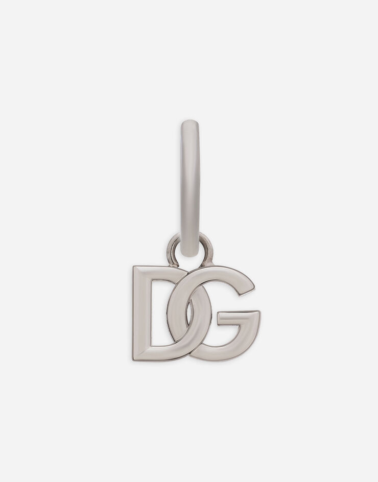 Dolce & Gabbana Single DG logo earring серебристый WEO5L2W1111