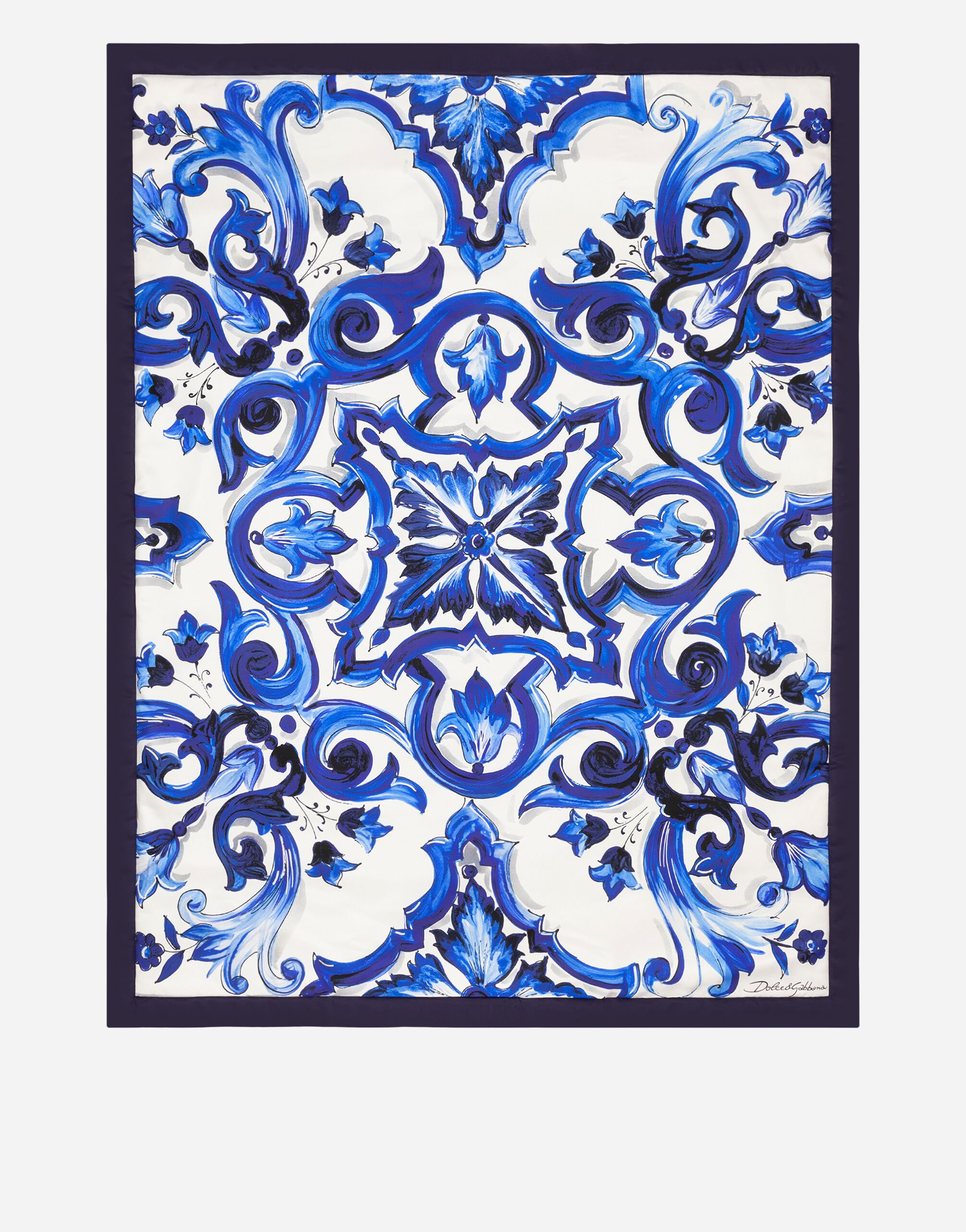Dolce & Gabbana لحاف بطانية حرير متعدد الألوان TC0100TCA88