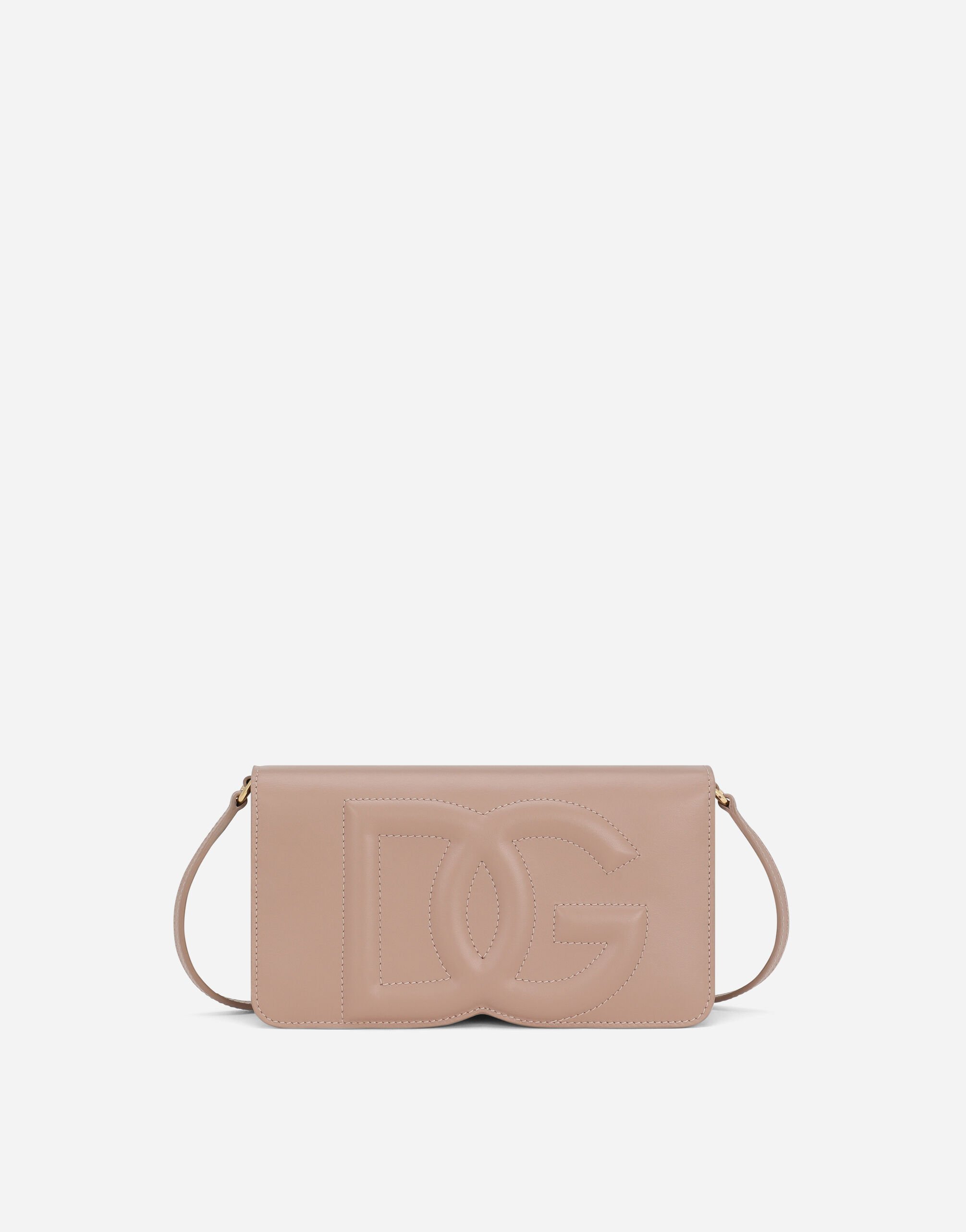 Dolce & Gabbana حقيبة هاتف DG Logo وردي BI0473AV967