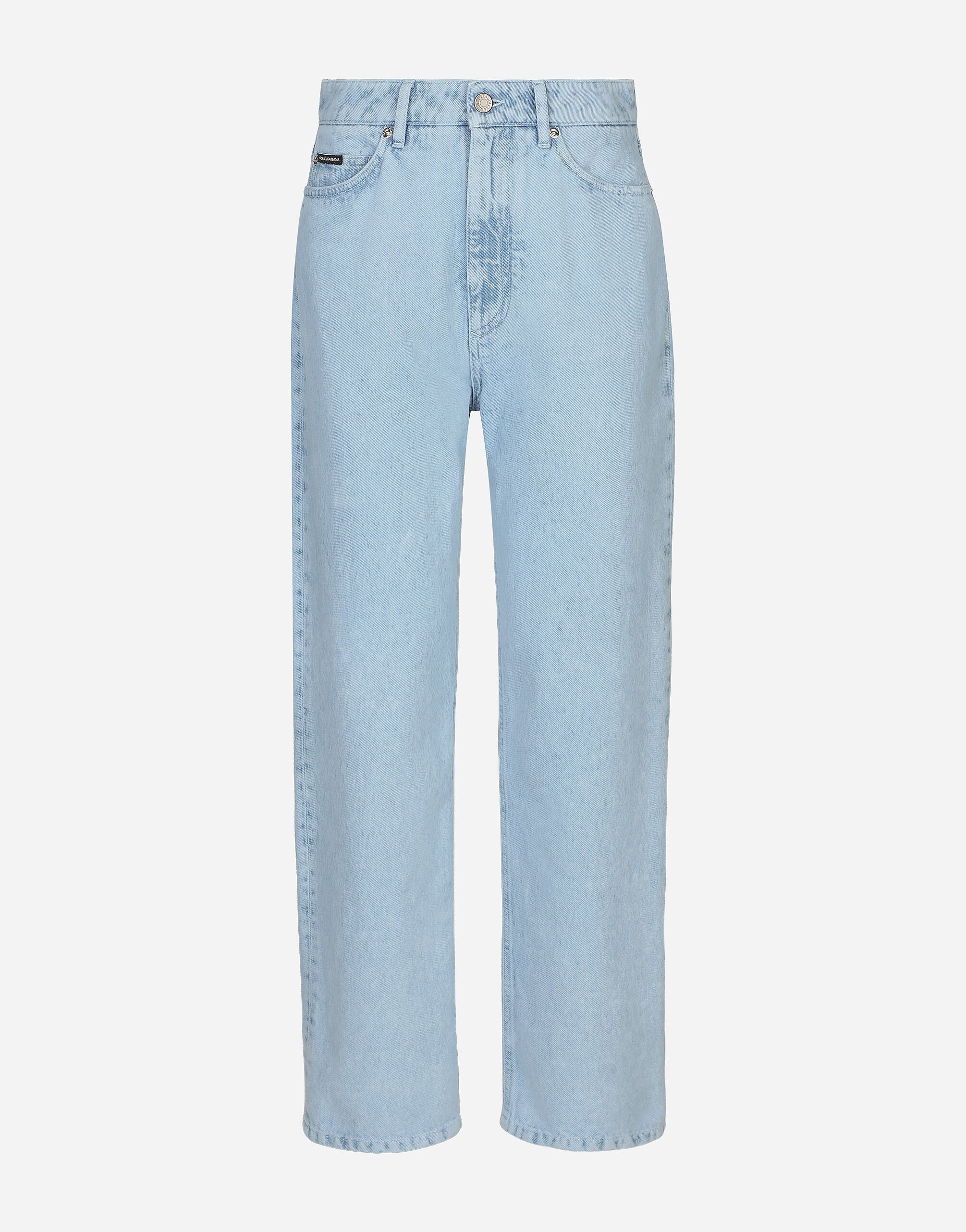 ${brand} Jean Boyfriend en denim de coton ${colorDescription} ${masterID}