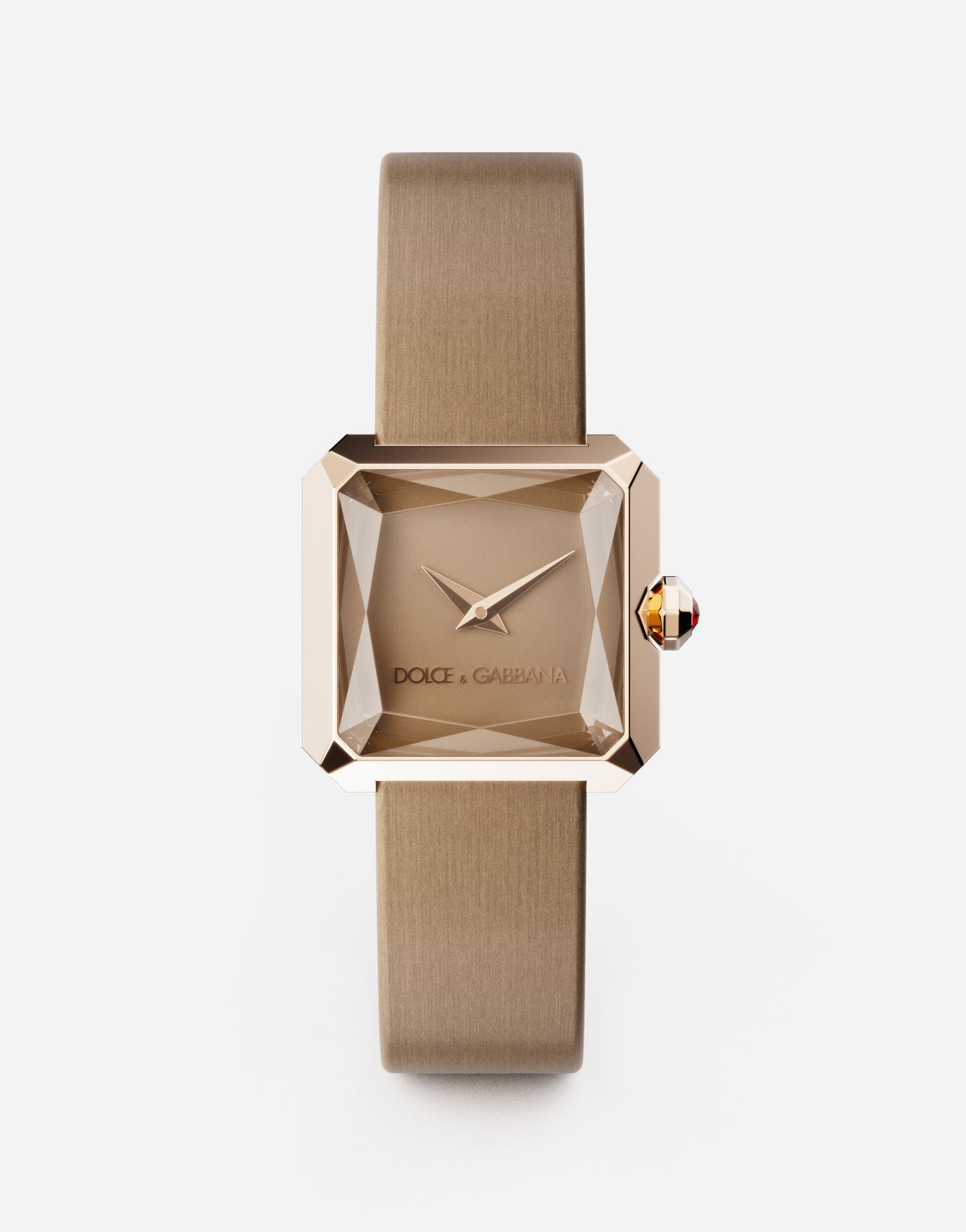 ${brand} Gold watch with silk strap ${colorDescription} ${masterID}