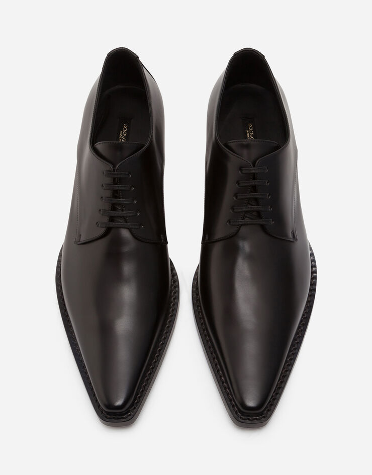 Dolce&Gabbana Derbies en cuir de veau Noir CN0052AC801