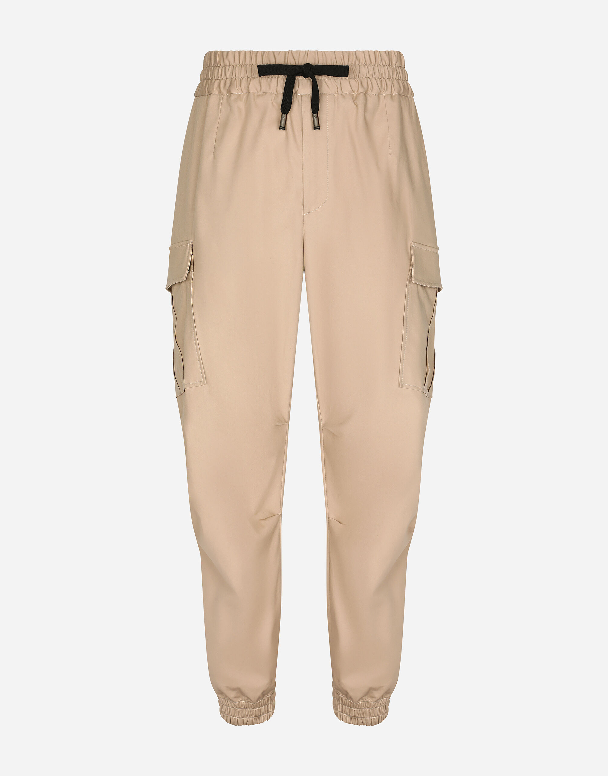 ${brand} Cotton cargo pants with branded tag ${colorDescription} ${masterID}