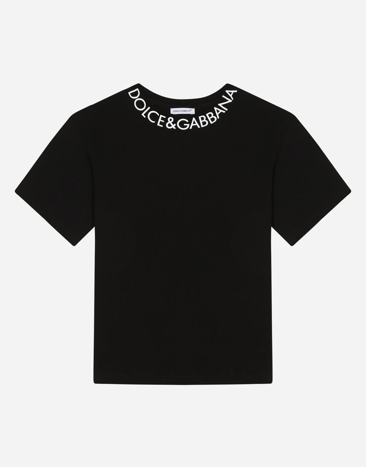 T-SHIRT MANICA CORTA in Black for | Dolce&Gabbana® US