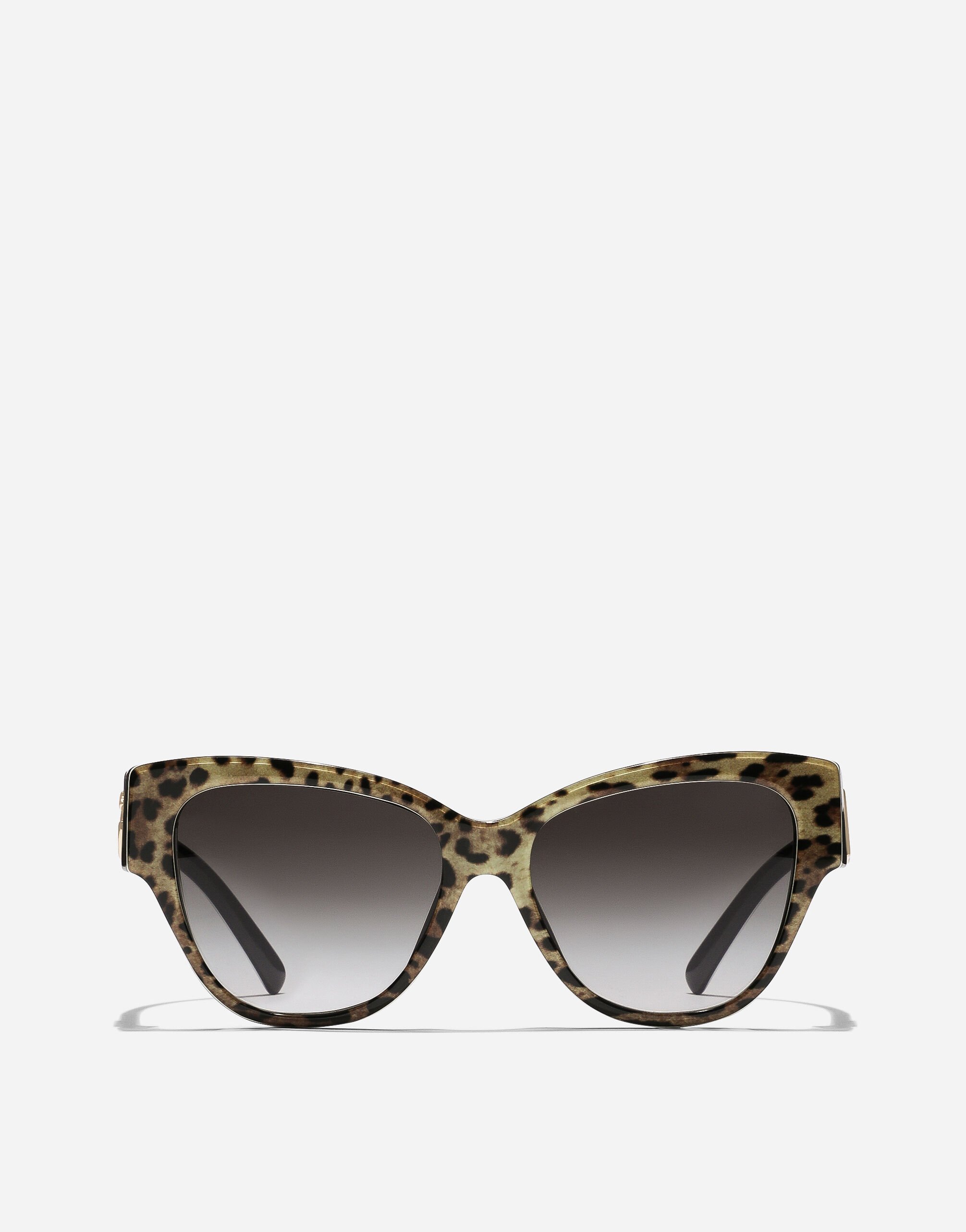 Dolce&Gabbana نظارة شمسية DG Logo بني FS215AGDBY0