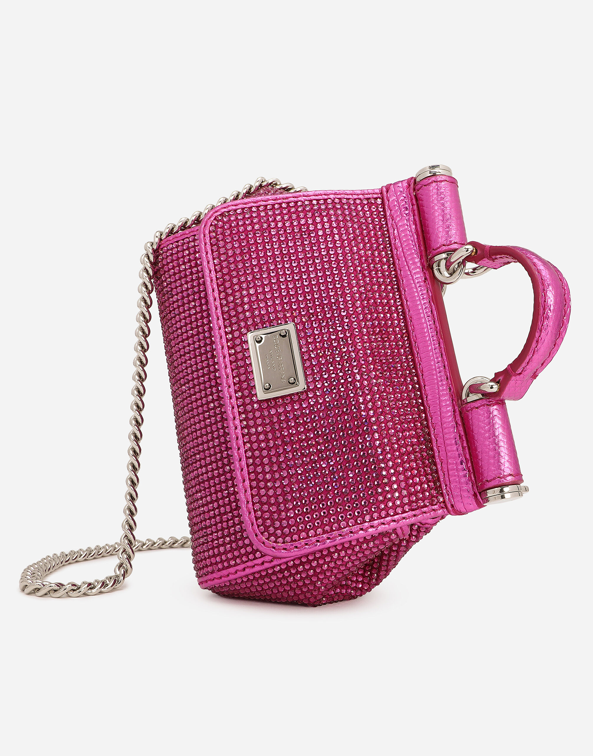 Mini Sicily handbag in Fuchsia for Women | Dolce&Gabbana®