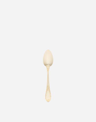 Dolce & Gabbana 24k Gold Plated Teaspoon Multicolor TCP006TCA49