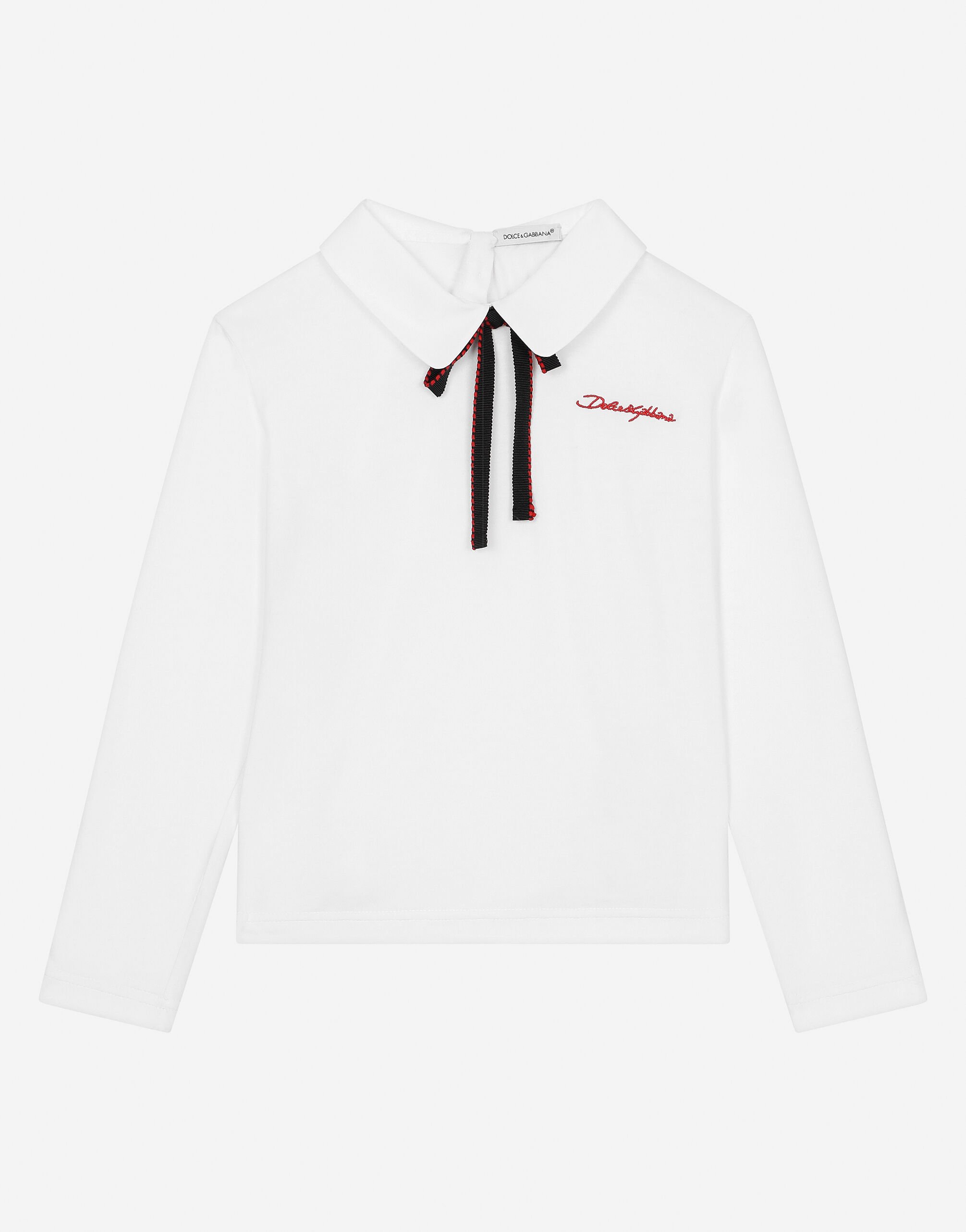 ${brand} Jersey-T-Shirt mit Dolce&Gabbana-Logo ${colorDescription} ${masterID}