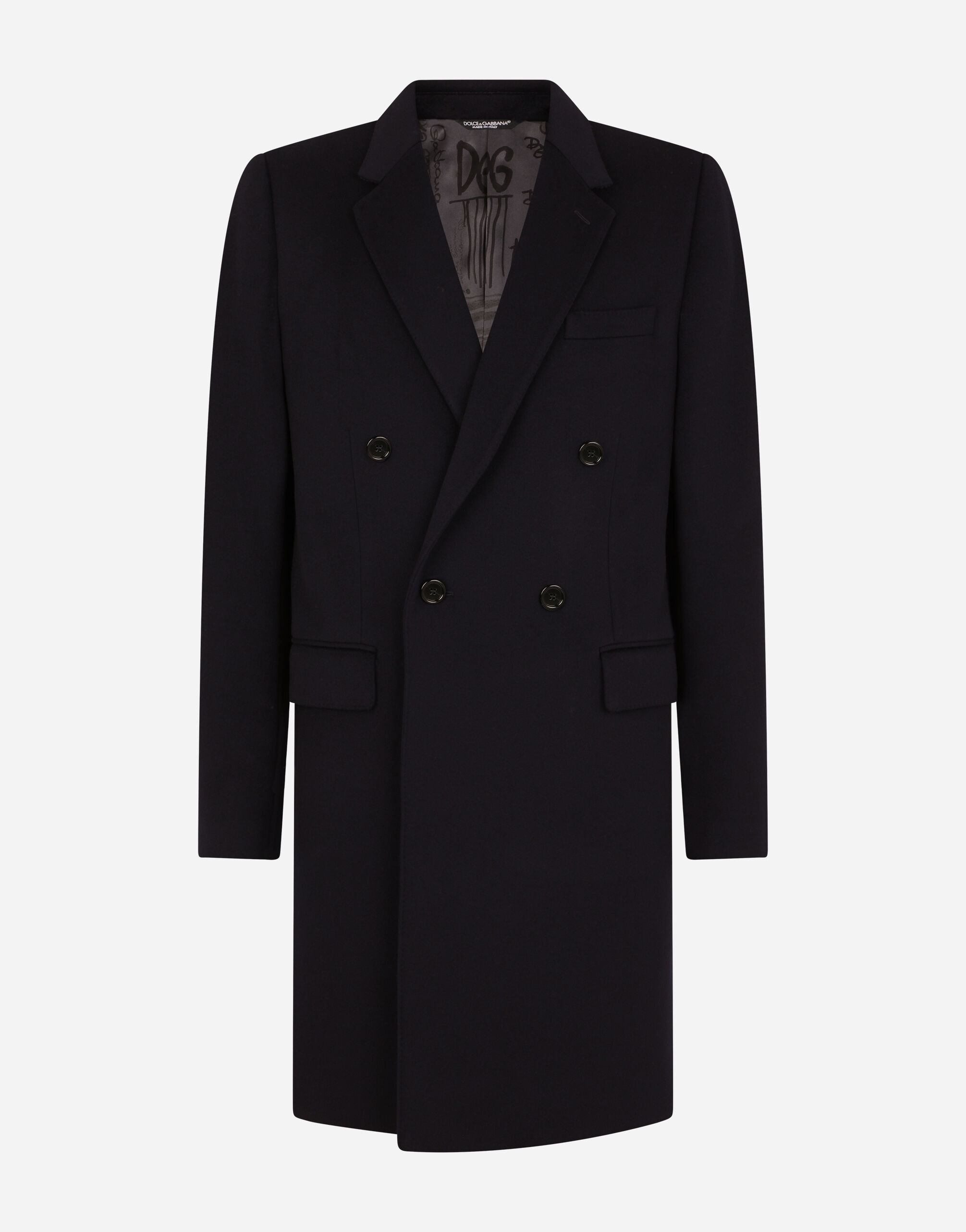 CAPPOTTO in Blue for Men | Dolce&Gabbana®