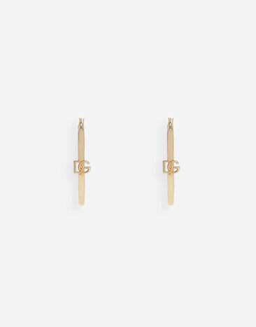 ${brand} Boucles d’oreilles créoles avec logo DG ${colorDescription} ${masterID}