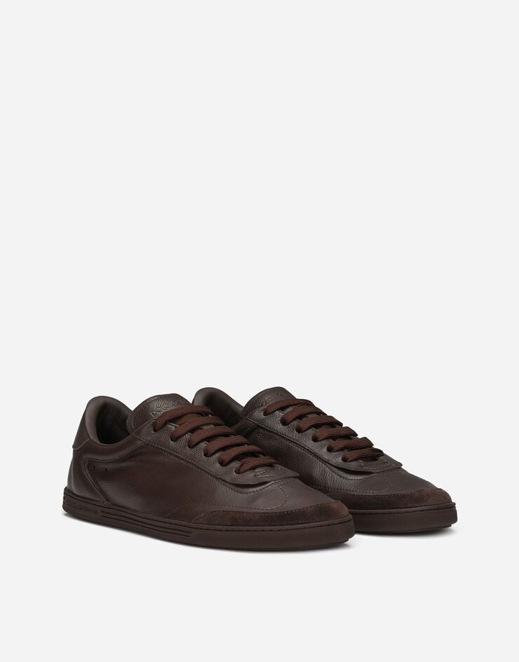 Dolce & Gabbana Saint Tropez calfskin sneakers Brown CS2255AR833