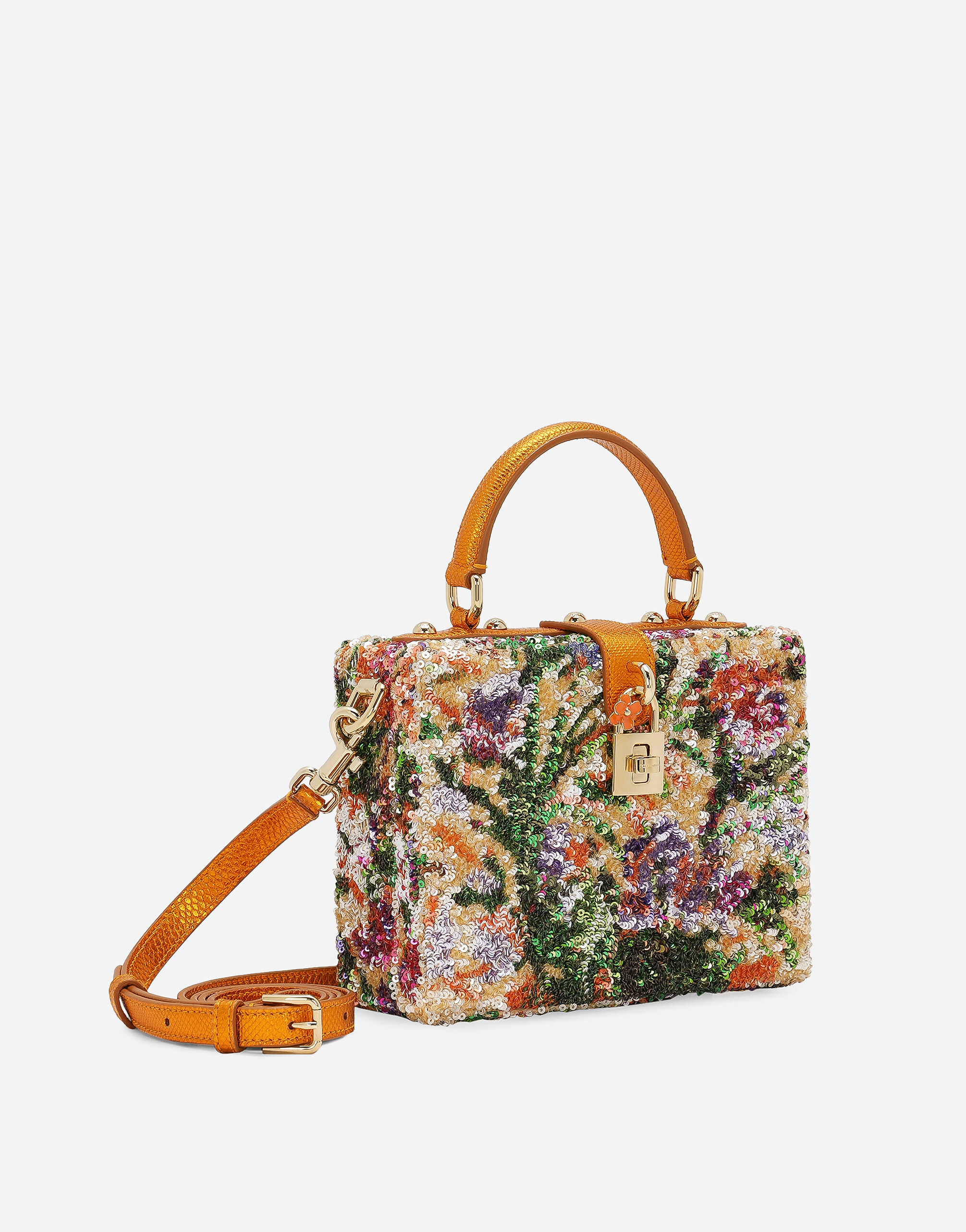 Dolce Box bag in Orange for Women | Dolce&Gabbana®