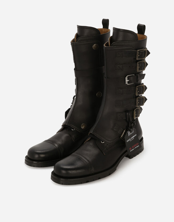Dolce&Gabbana 鞍皮靴子 黑 A70138AO018