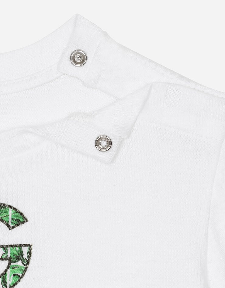 Dolce & Gabbana Camiseta de punto con logotipo DG Imprima L1JTEYII7EA