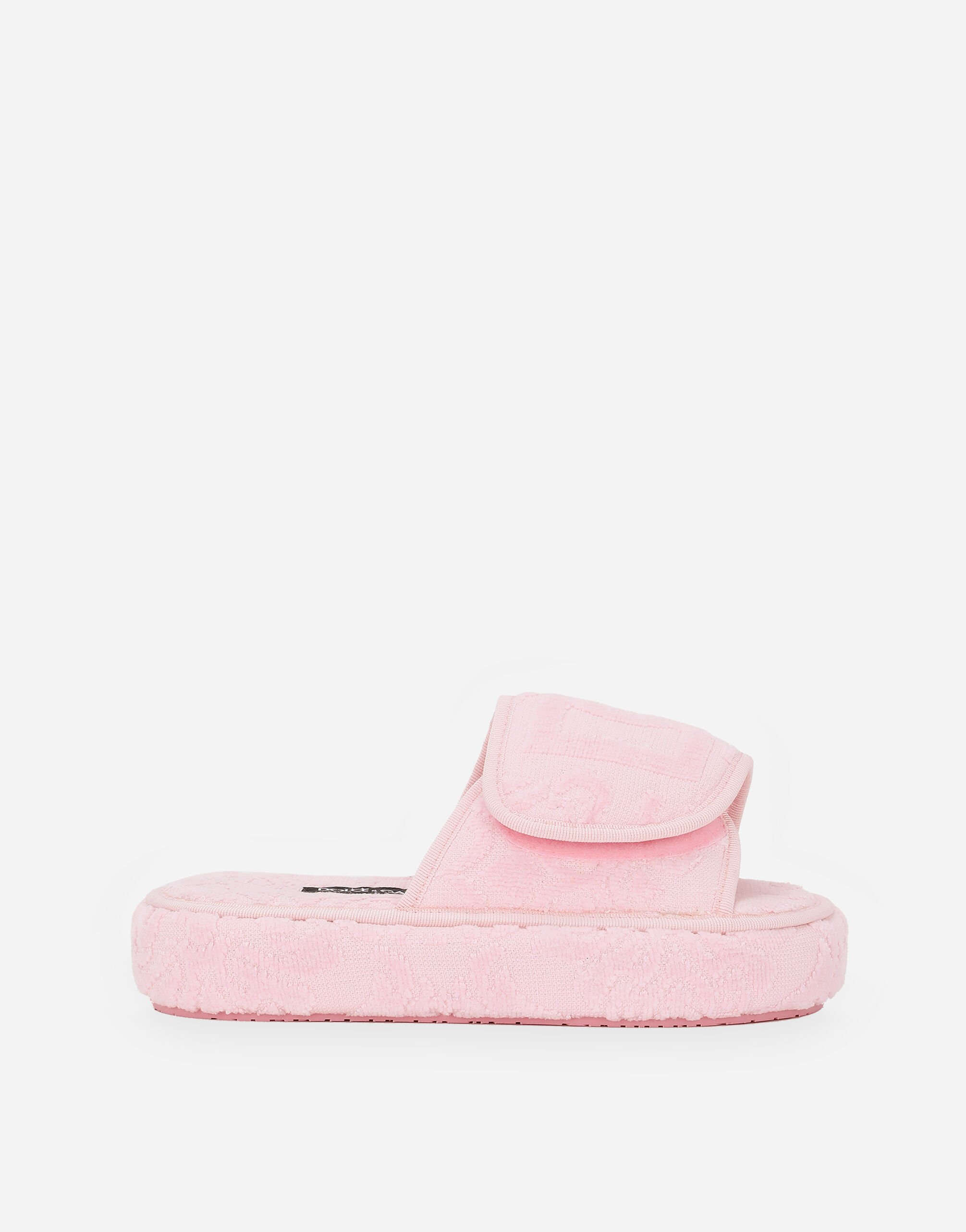 ${brand} Terry Cotton Plateau Slippers ${colorDescription} ${masterID}