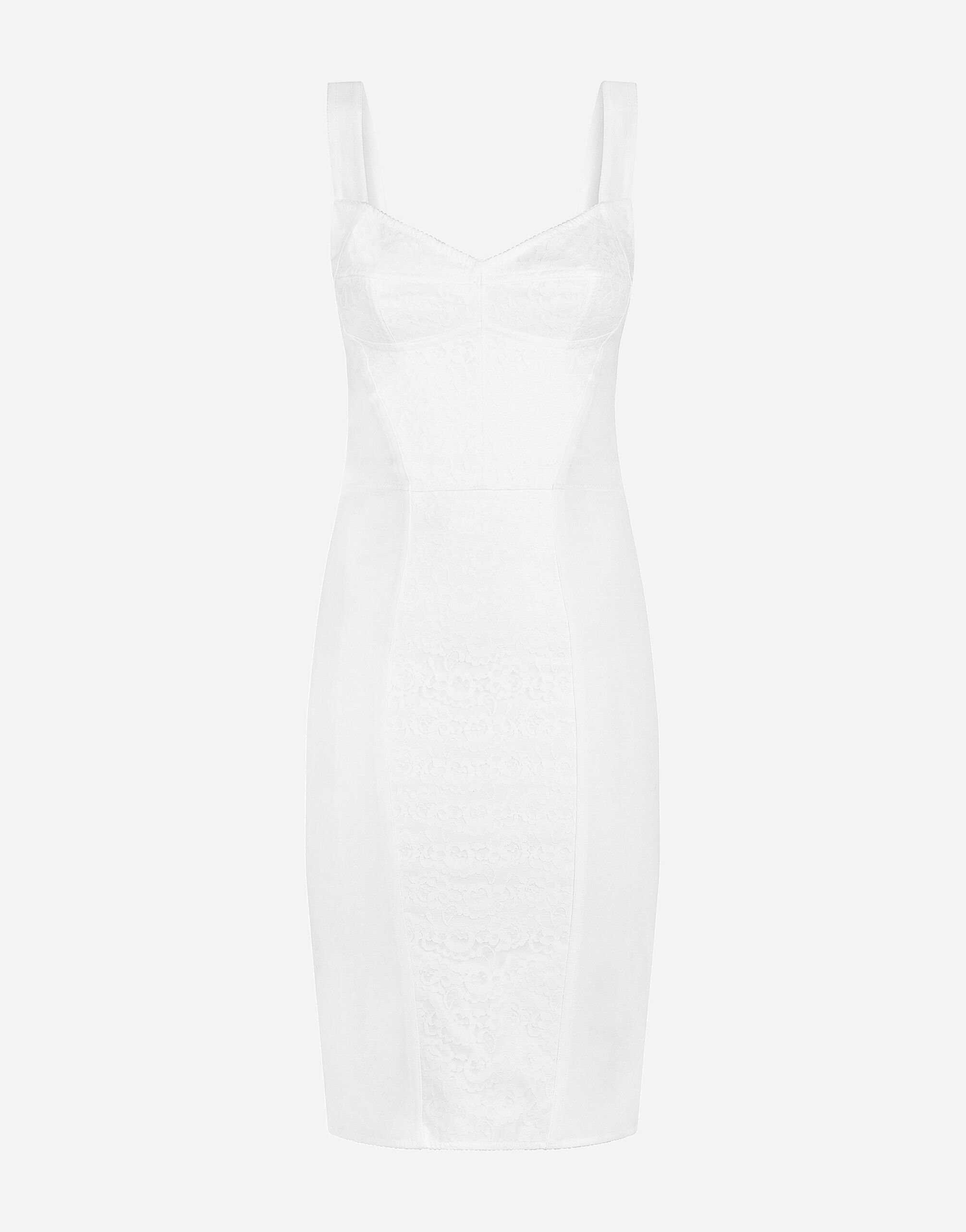Dolce & Gabbana Corset bustier dress White CK1563B5845