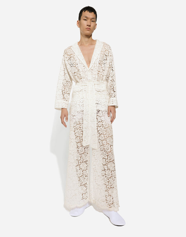 Dolce & Gabbana Lace robe White G2TT0TFLM55