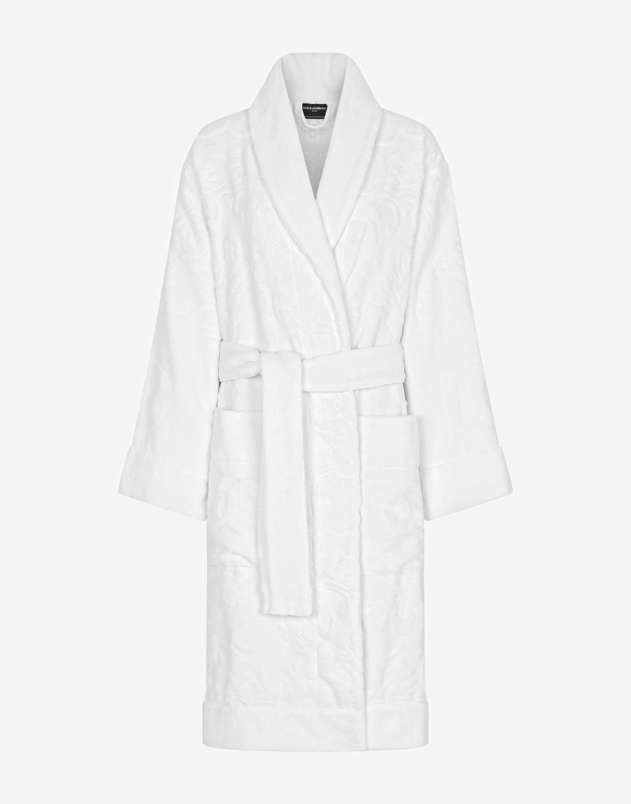 ${brand} Bath Robe in Terry Cotton Jacquard ${colorDescription} ${masterID}