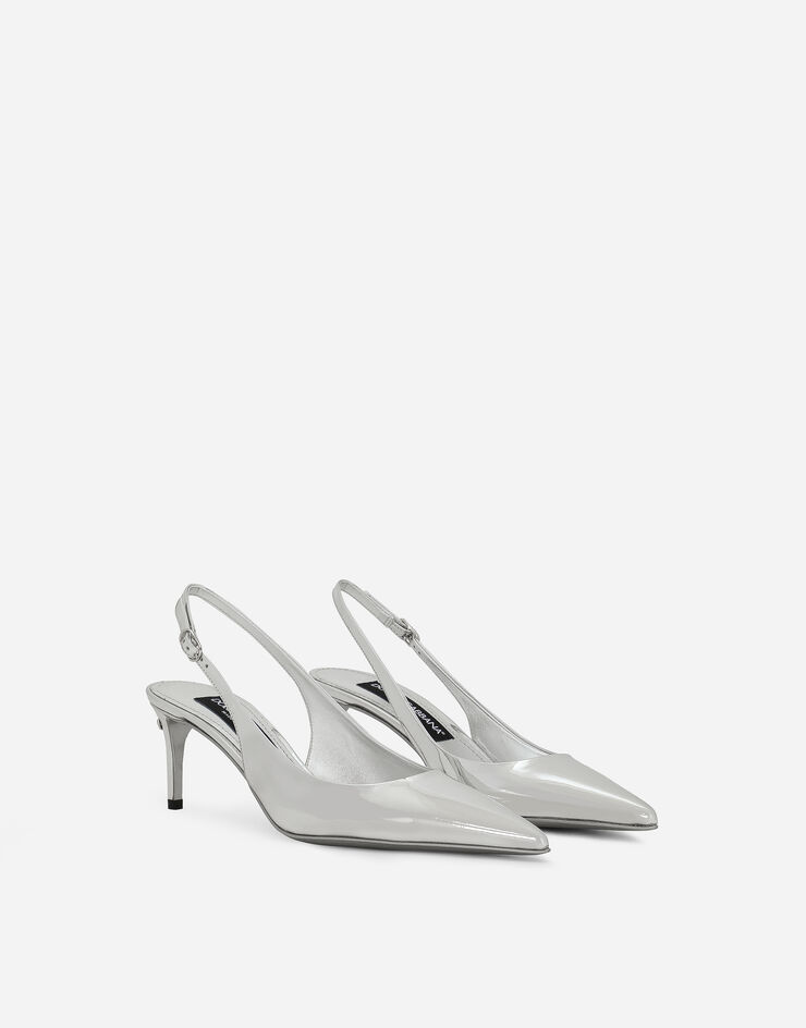 Dolce & Gabbana Calfskin slingbacks Silver CG0792AY828