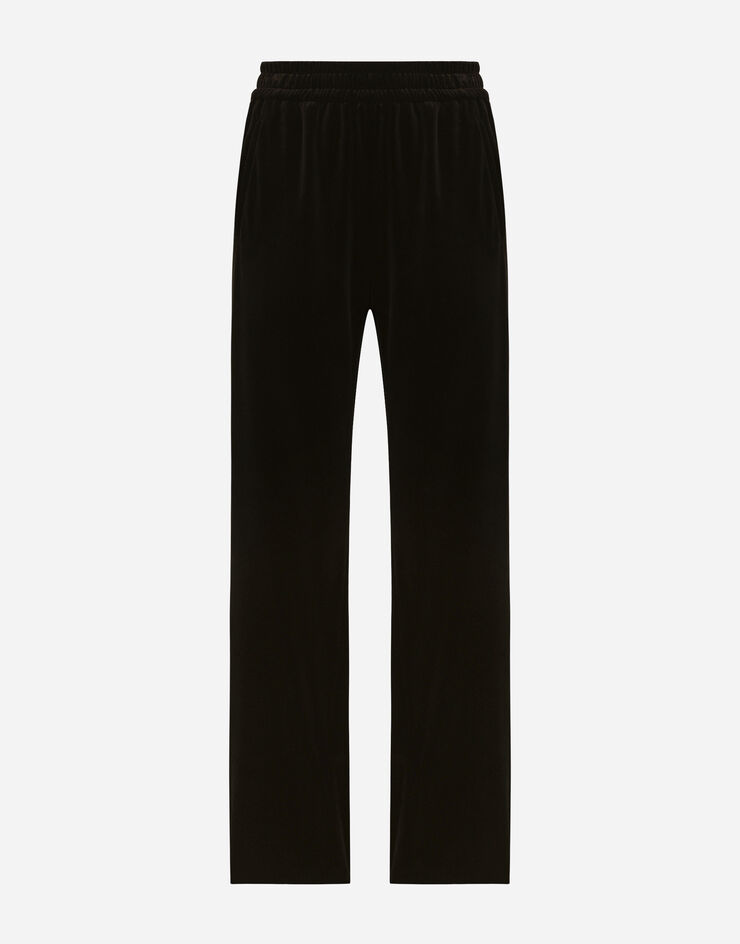 Dolce & Gabbana Спортивные брюки из бархата черный FTC1GTFUWD6