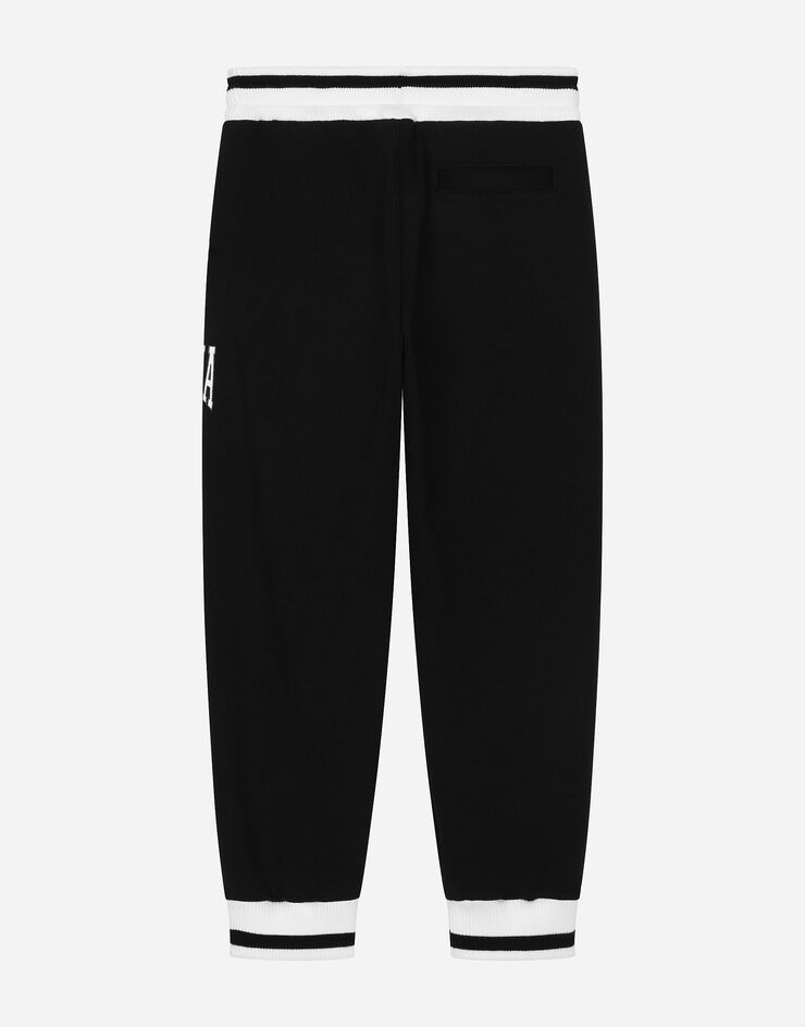 Dolce & Gabbana Pantalón de chándal de punto con logotipo Dolce&Gabbana Negro L4JPFEG7N1J