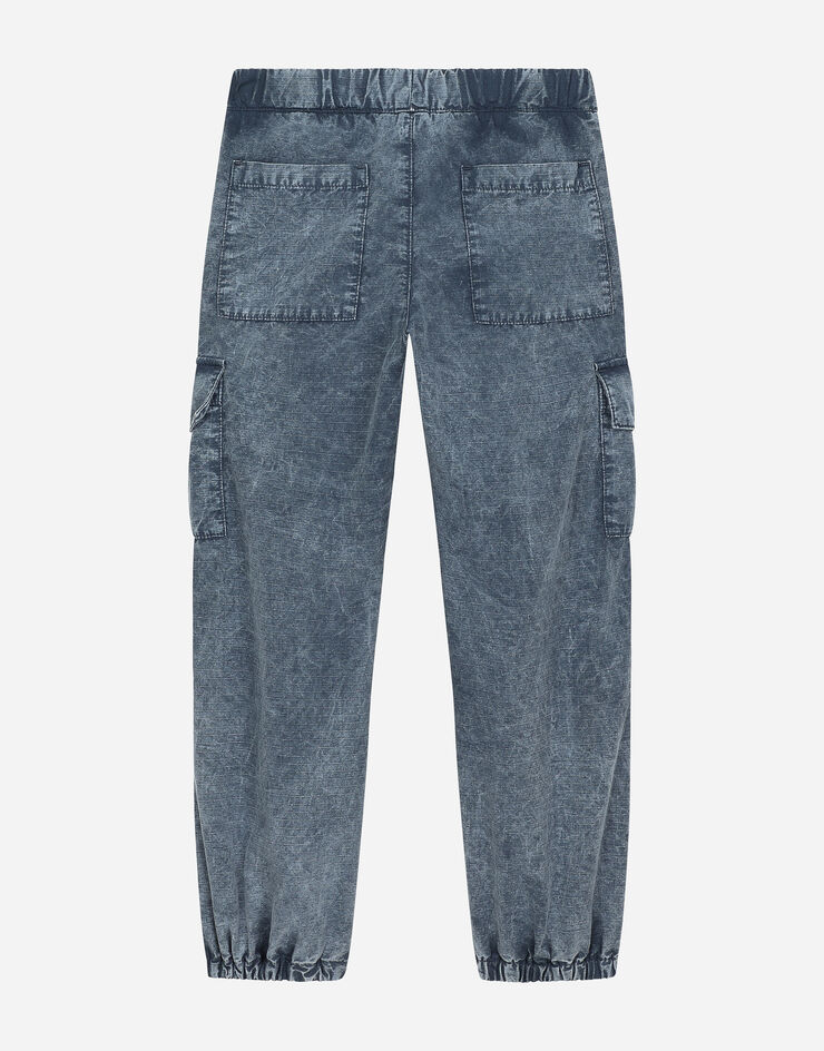 Dolce & Gabbana Cotton cargo pants Blue L44P41LY078