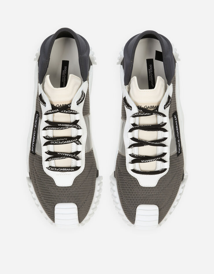 Dolce & Gabbana Sneakers NS1 slip-on en matières mélangées Gris CS1769AJ968