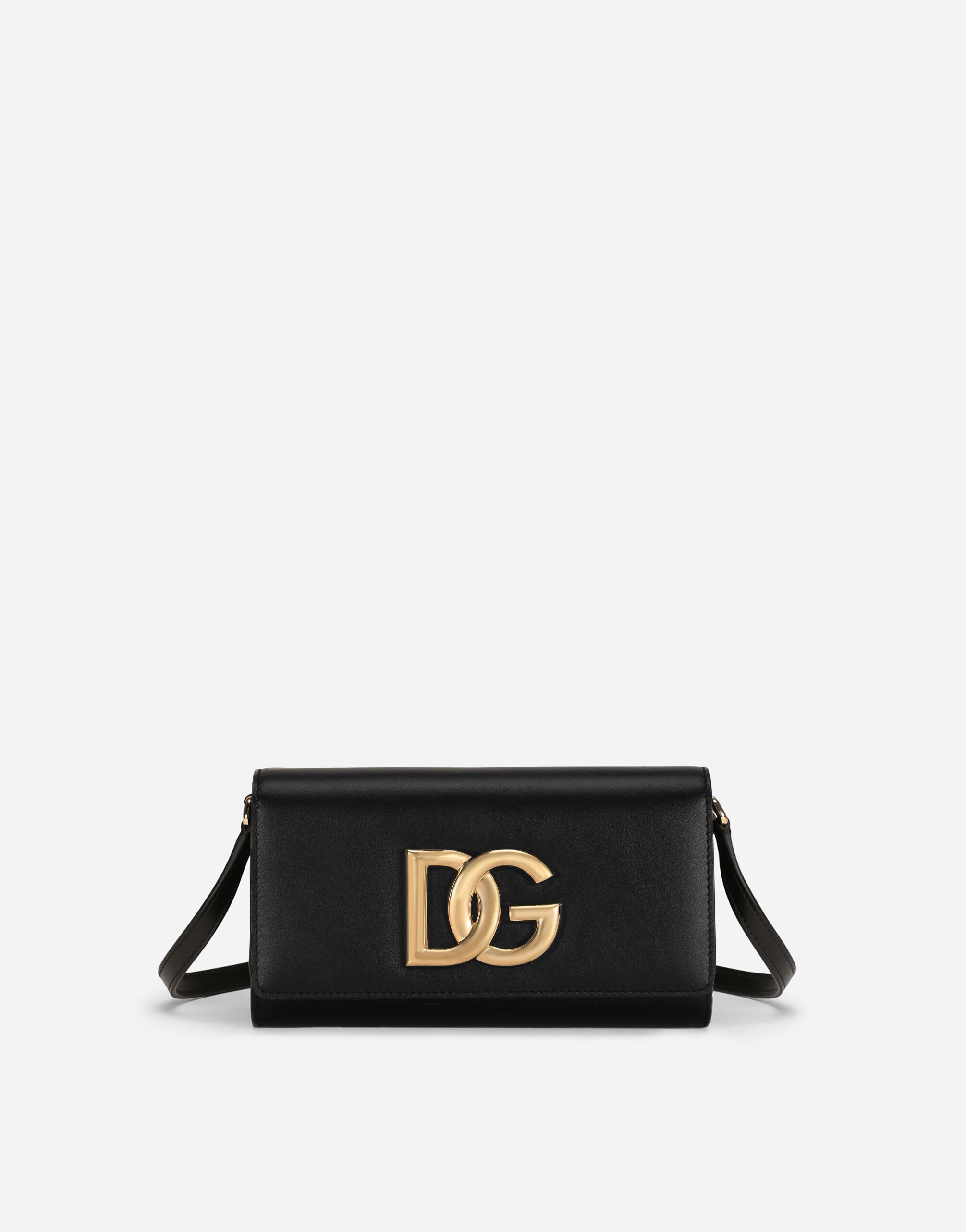 Calfskin 3.5 clutch in Black for | Dolce&Gabbana® US