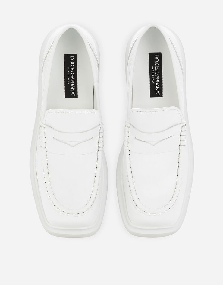 Dolce & Gabbana Calfskin loafers White A30204AB640