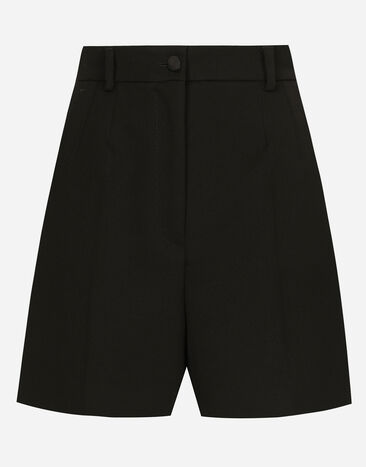 ${brand} Wool gabardine tuxedo shorts ${colorDescription} ${masterID}