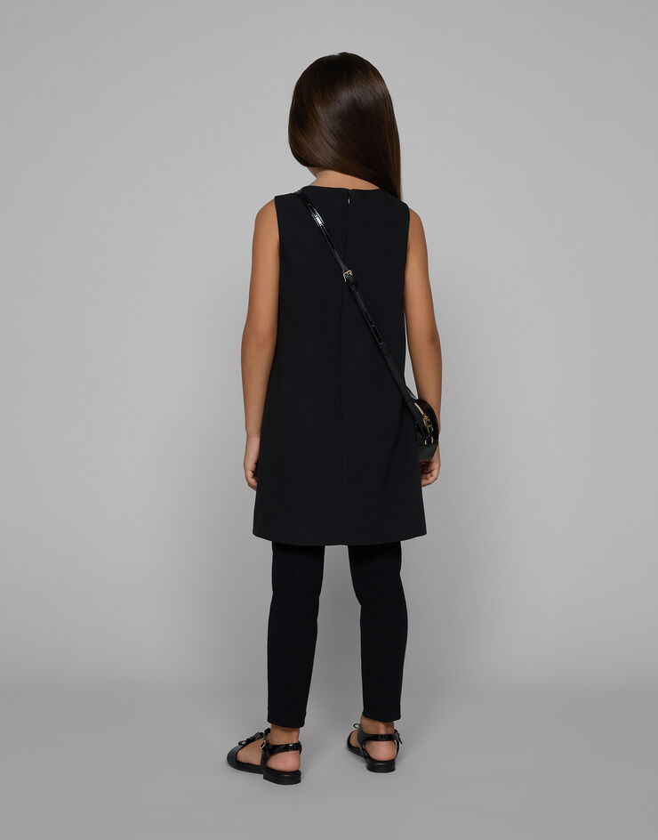 Dolce & Gabbana Sweat-shirt zippé avec capuche et plaquette à logo Noir L5JP3JG7M7J