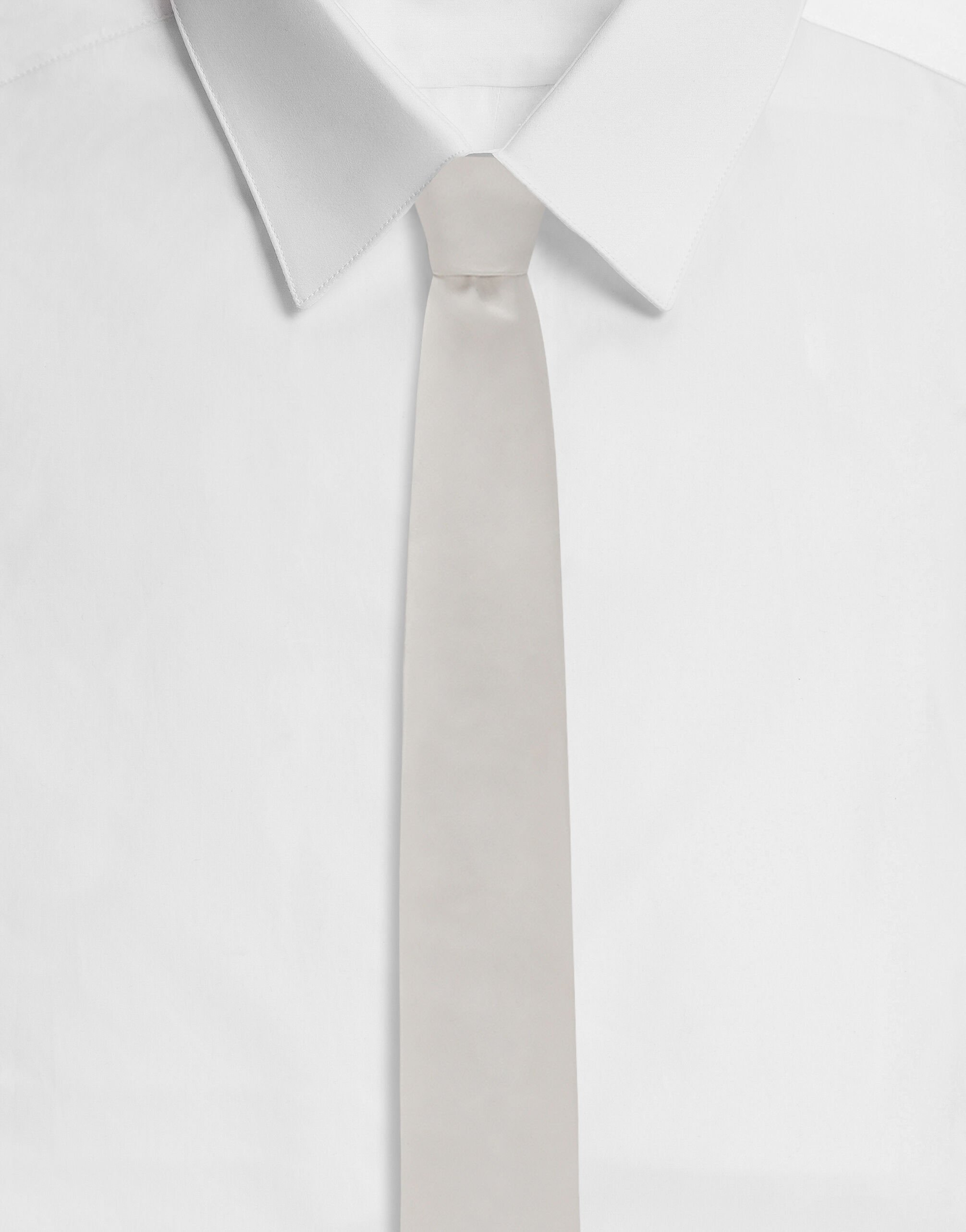 Dolce & Gabbana Corbata de seda con logotipo DG Imprima GT149EG1S82