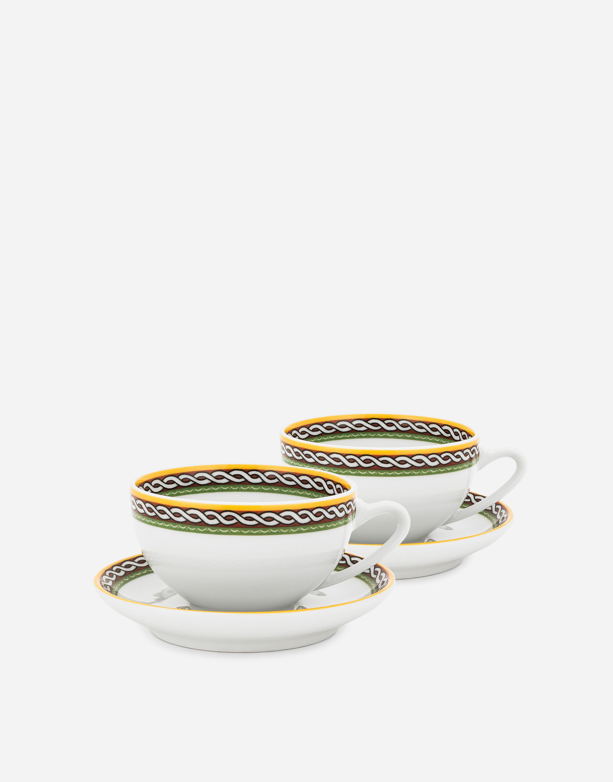 ${brand} Set 2 Porcelain Teacups with Saucers ${colorDescription} ${masterID}