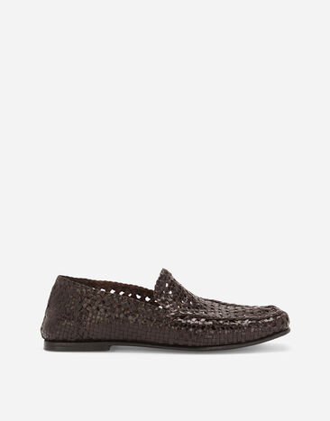 Dolce & Gabbana 山羊皮便鞋 棕 A50634AZ870