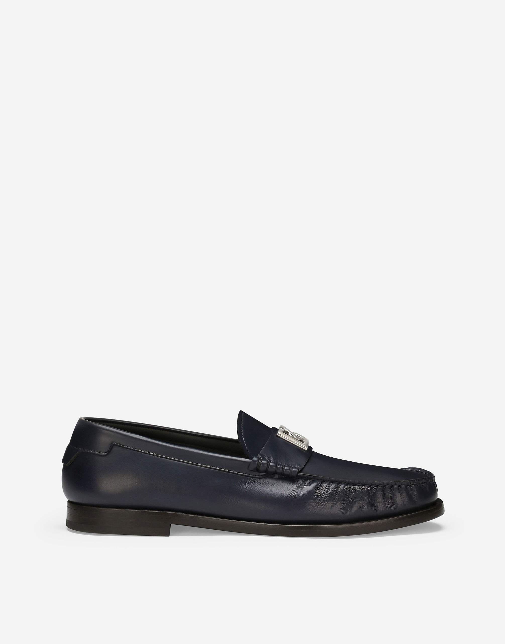 Dolce & Gabbana Brushed calfskin loafers Black G2RQ2TGF815