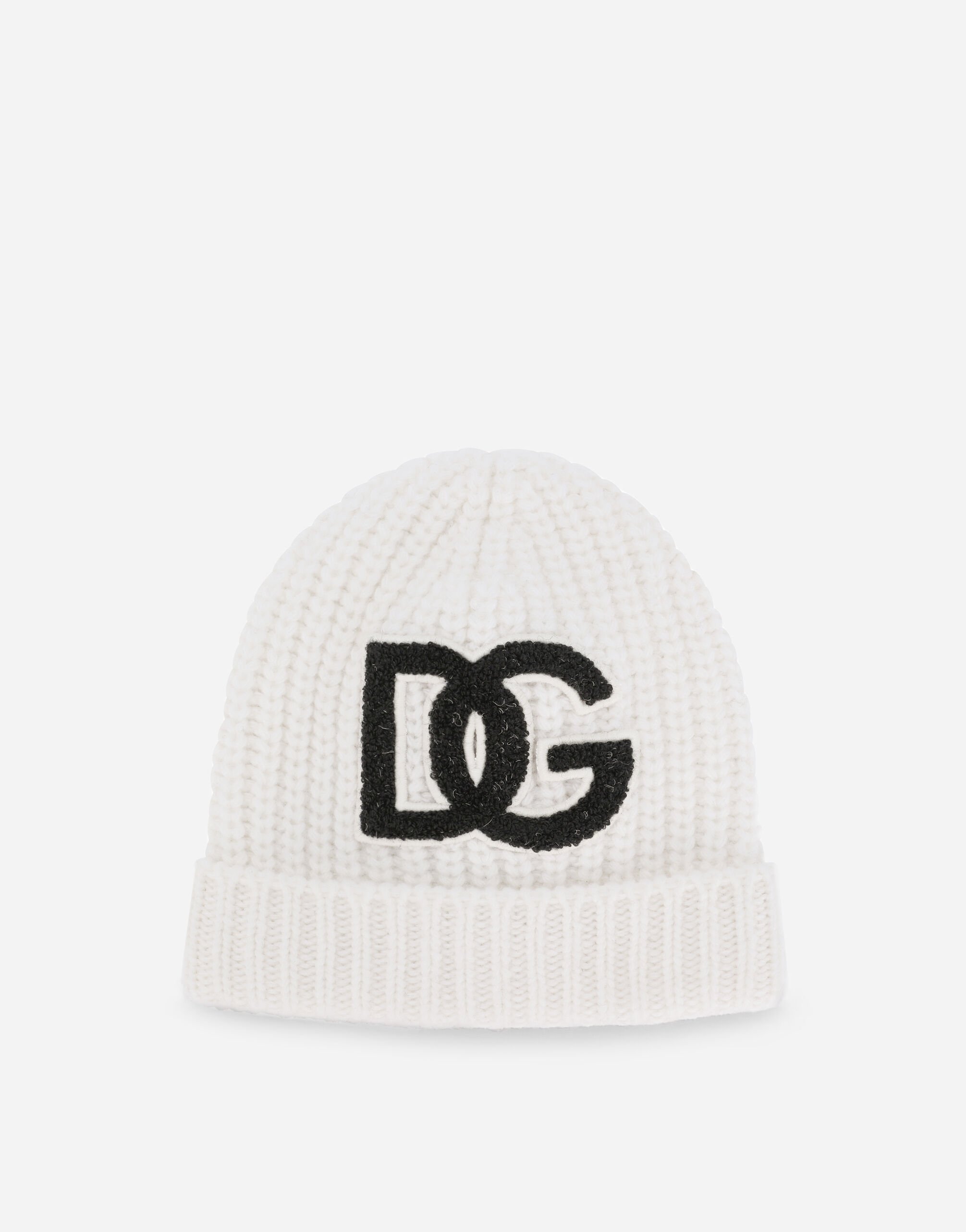 ${brand} Ribbed knit hat with DG logo patch ${colorDescription} ${masterID}