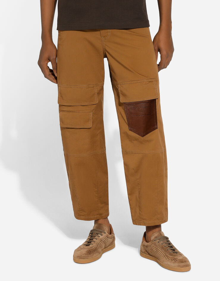 Dolce & Gabbana Pantalón cargo de gabardina Marrón GV4XHZFUFML