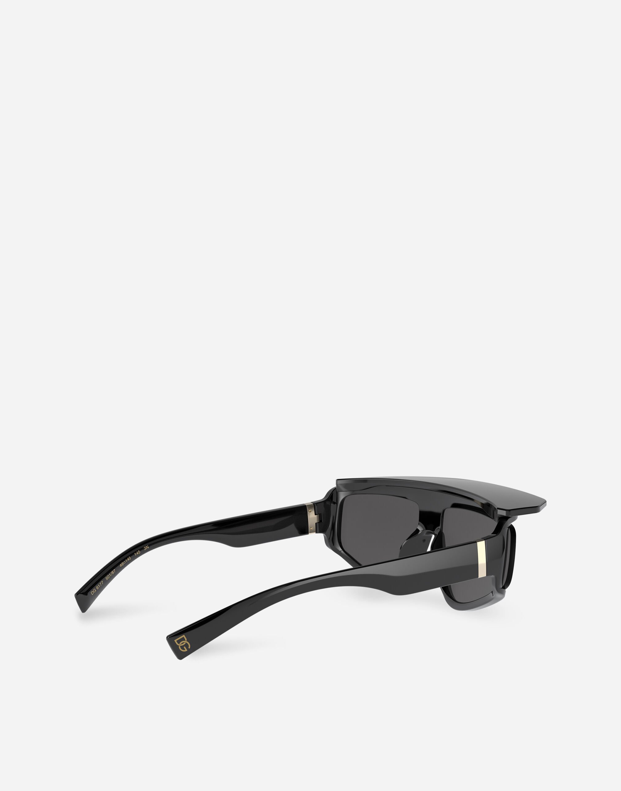 DG crossed sunglasses in Black for | Dolce&Gabbana® US