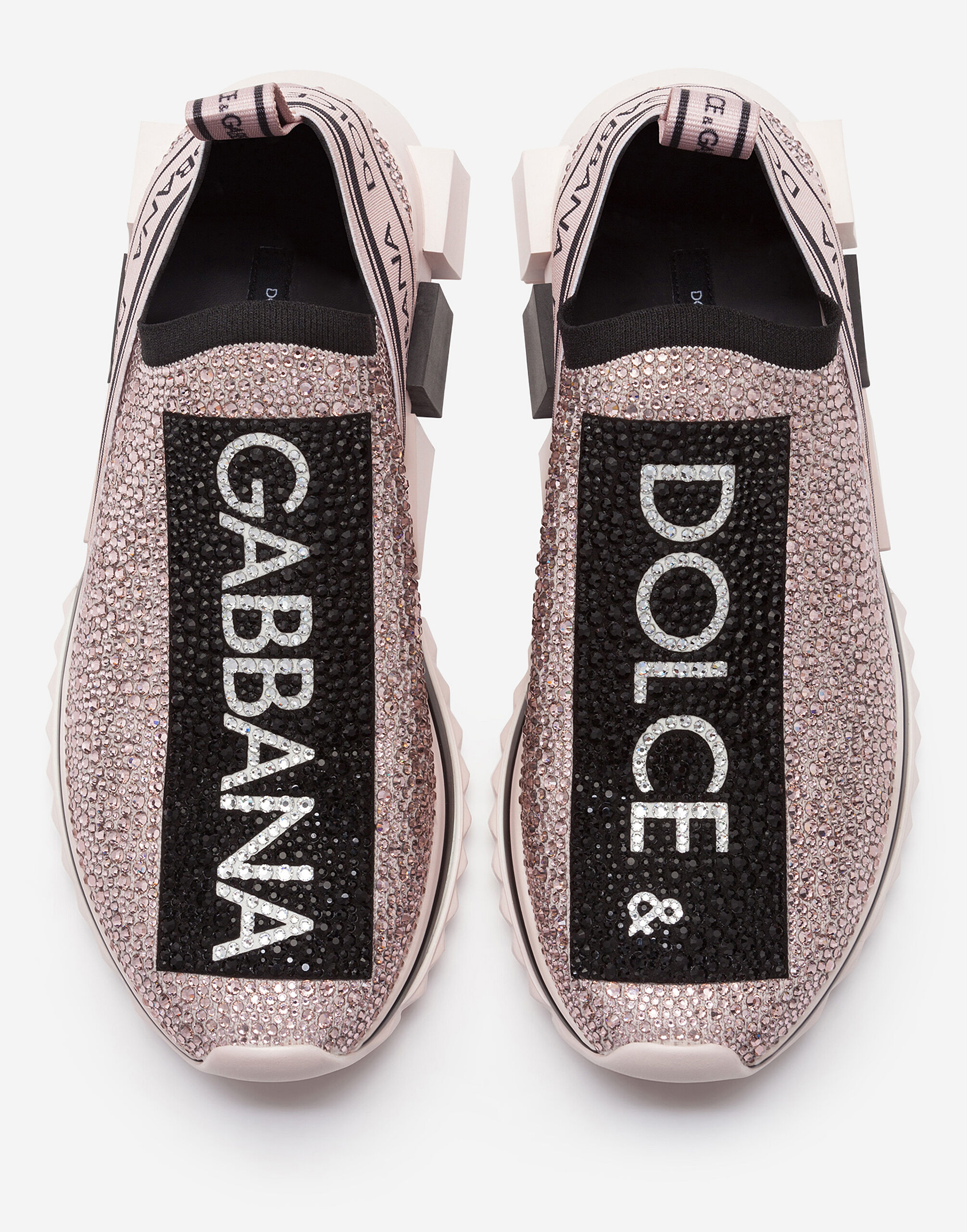 ドルガバ DOLCEu0026GABBANA ソレントスニーカー スワロ ストーン - 靴