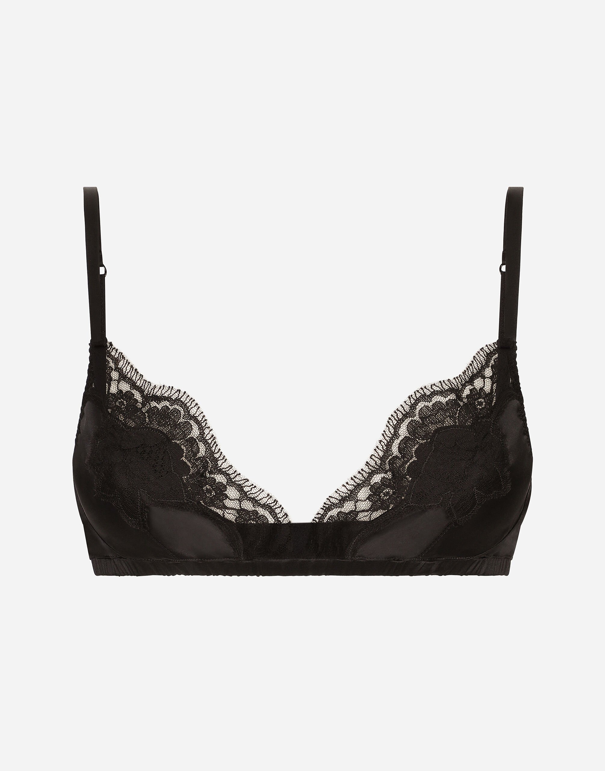 ${brand} Soft-cup satin bra with lace detailing ${colorDescription} ${masterID}