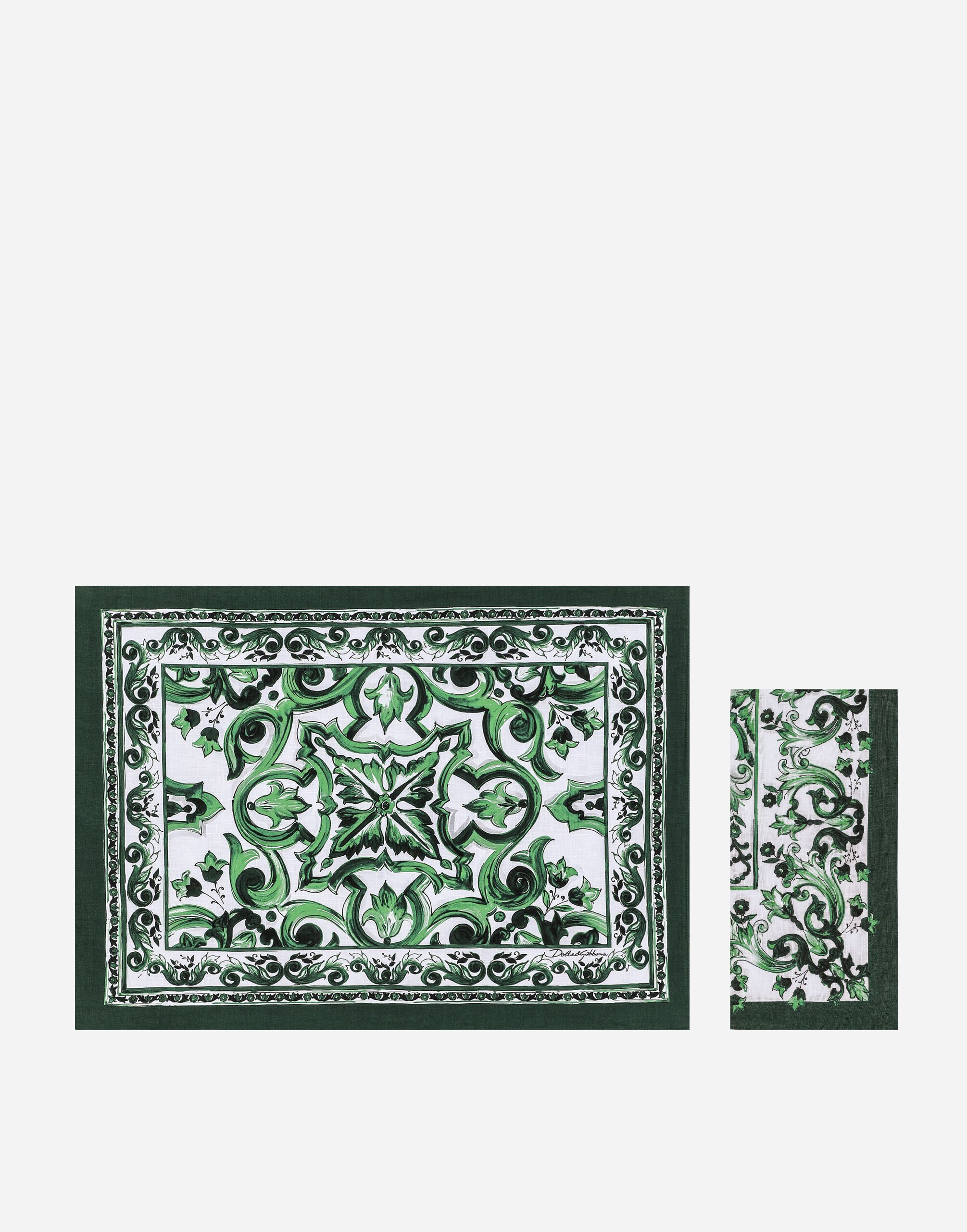 ${brand} Set Tovaglietta e Tovagliolo In Lino ${colorDescription} ${masterID}