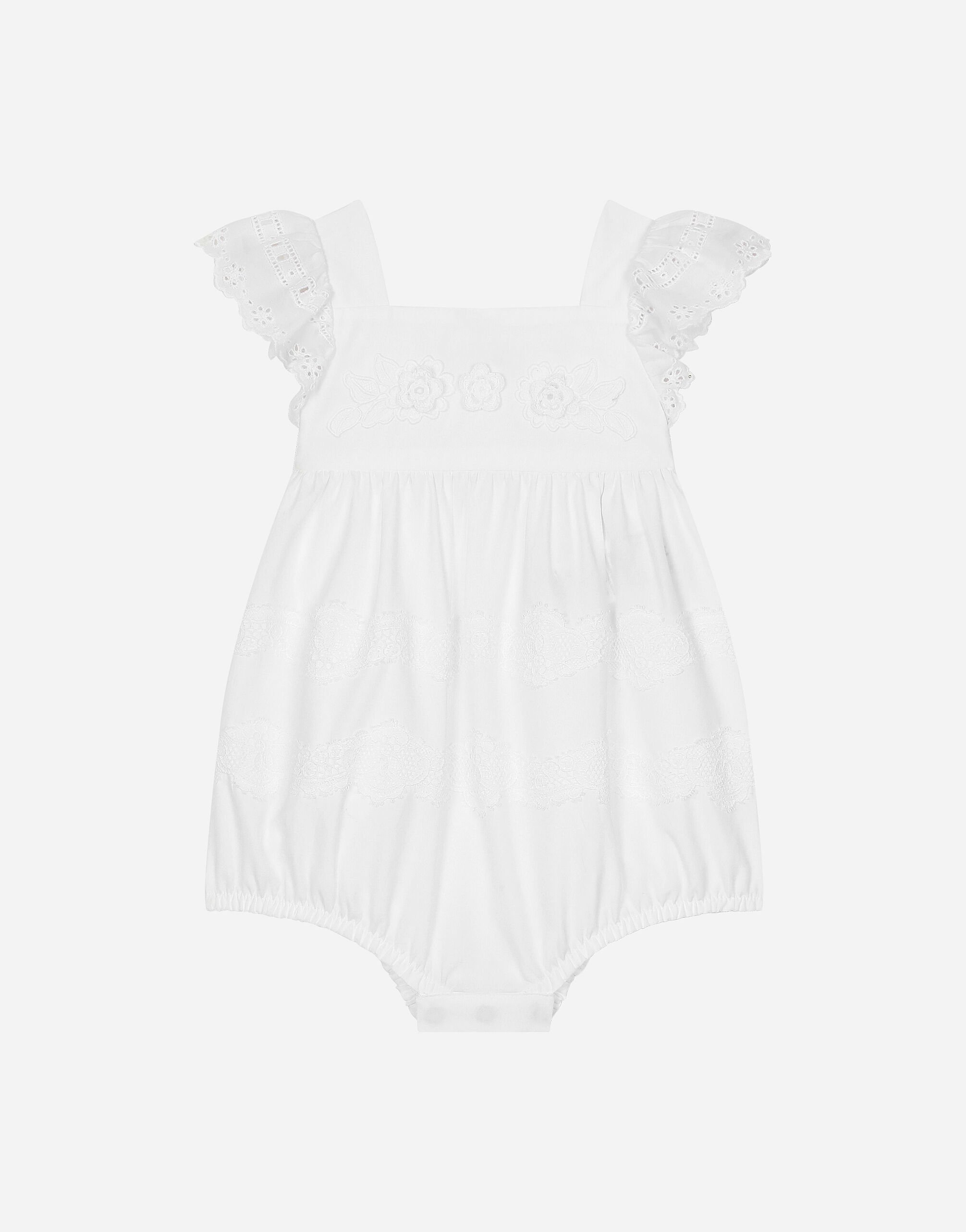 ${brand} PLAYSUIT IN COTTON WITH LACE DETAILING ${colorDescription} ${masterID}