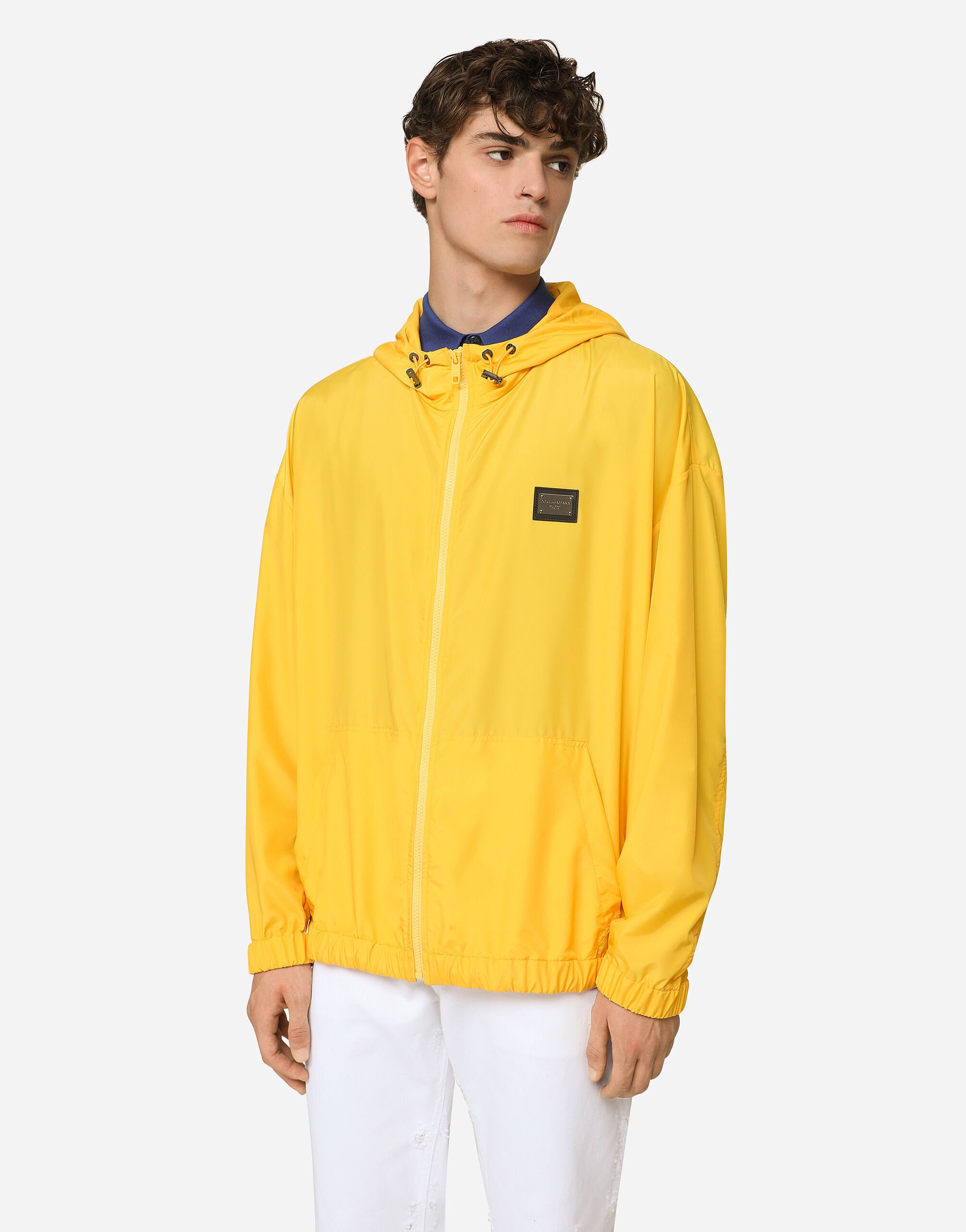 Yellow nylon clearance jacket